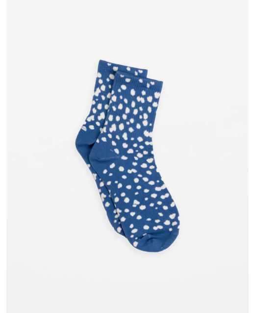 Stella & Gemma Dotty Blue & White Socks
