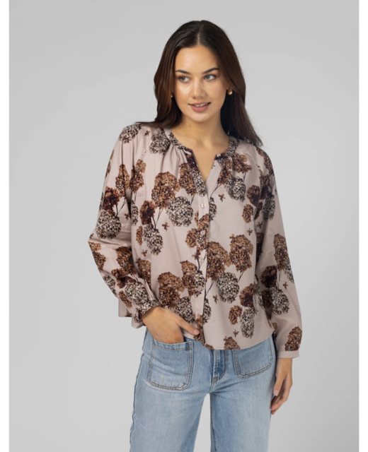 Stella & Gemma Connie Blouse - Blush Hydrangea