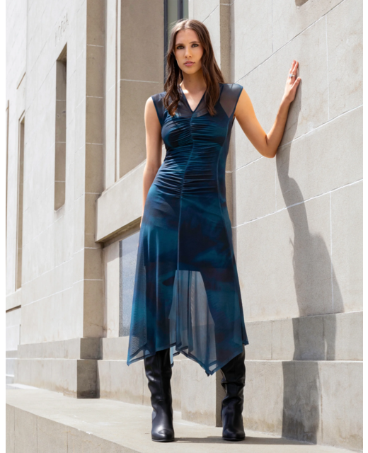 Storm Tempest Print Dress
