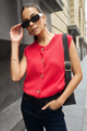 Stories Be Told Trait Knitted Vest Top