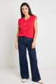 Stories Be Told Trait Knitted Vest Top
