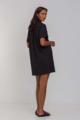 Blak In Between The Lines Shirt Dress