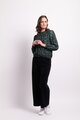 Foil Shoulder Detail Blouse