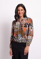 Foil Shoulder Detail Blouse