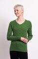 Memo Textured V Neck Sweater