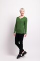 Memo Textured V Neck Sweater