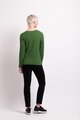 Memo Textured V Neck Sweater