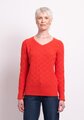Memo Textured V Neck Sweater