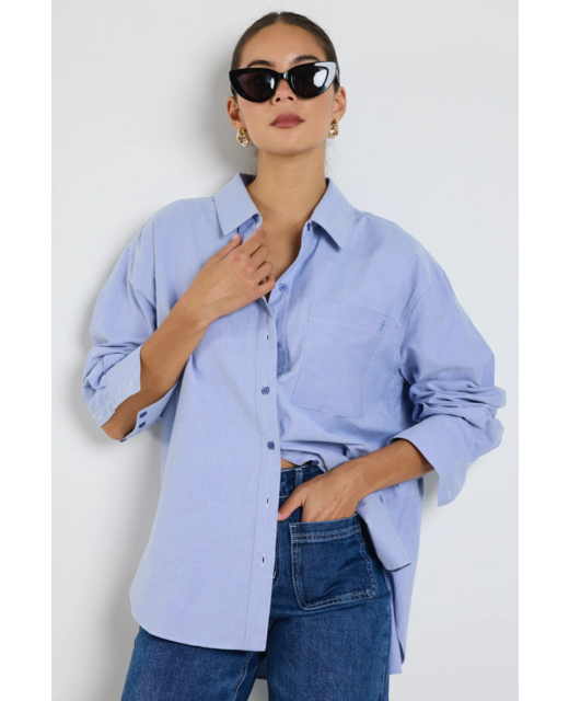 Stories Be Told Signature Oxford Oversized Shirt
