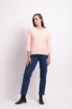 Foil Boxy High Low Jumper