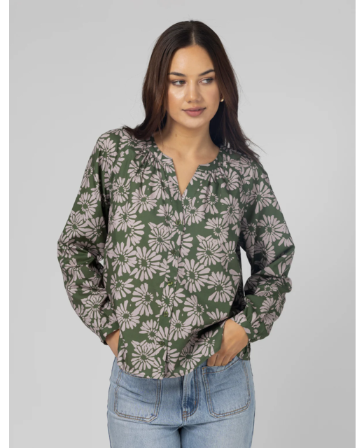 Stella + Gemma Connie Blouse - Lilac Gerbera
