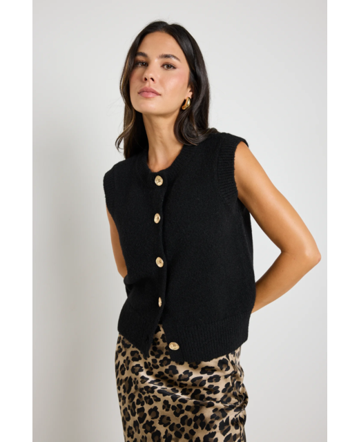 Stories Be Told Trait Knitted Vest Top