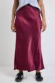 Stories Be Told Talent Satin Bias Midi Skirt