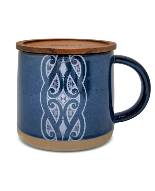 Moana Road Navy Miriama Grace-Smith Ceramic Glazed Mug
