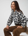 Stella + Gemma Charlotte Shirt - Navy Flowers