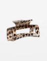 Stella + Gemma Oblong Hair Claw - Leopard