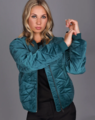Storm Quilted Velvet Bomber Jacket