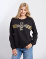 Stella + Gemma Classic Sweater - Black Star Crossed