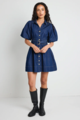 Among The Brave Sundown Mini Shirt Dress