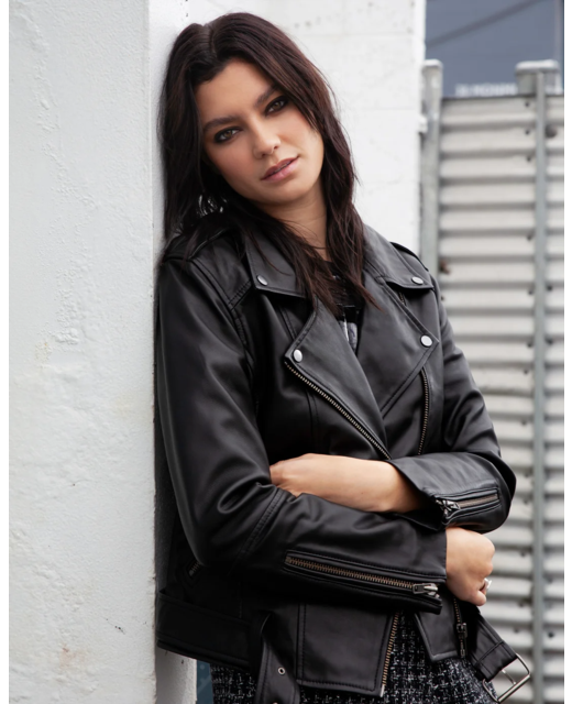 Storm Leather Biker Jacket