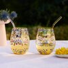 Livewires Enchanted Garden Glass Tumblers - Set of 2