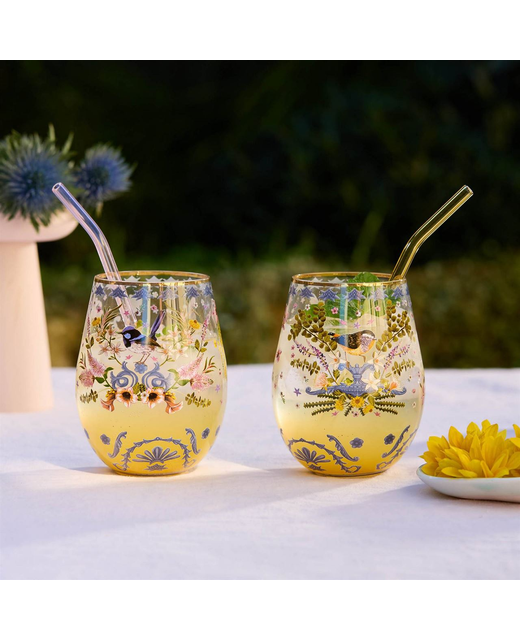Livewires Enchanted Garden Glass Tumblers - Set of 2