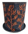 Livewires Harakeke Orange on Grey Grow Bag