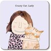 Rosie Made A Thing Crazy Cat Lady Coaster