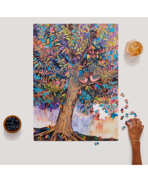 Livewires Illumination Tree Gold Foil 1000pce Puzzle