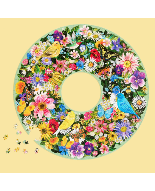Livewires Spring Floral Wreath 1000pce Puzzle