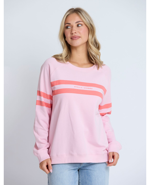 Stella + Gemma Classic Sweater - Orchid True Icon