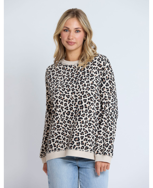 Stella + Gemma Newport Sweat - Leopard