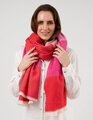 Stella + Gemma Pink & Red Chevron Scarf