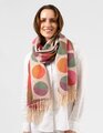 Stella + Gemma Green & Pink Circles Scarf