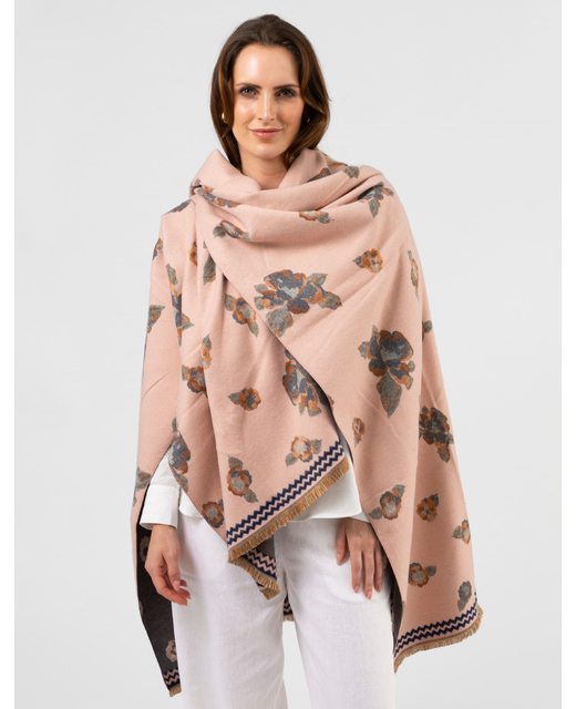 Stella + Gemma Blush Floral Scarf