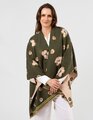 Stella + Gemma Green Floral Scarf