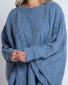 Stella + Gemma Cable Poncho