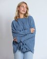 Stella + Gemma Cable Poncho