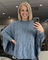 Stella + Gemma Cable Poncho