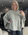 Stella + Gemma Cable Poncho