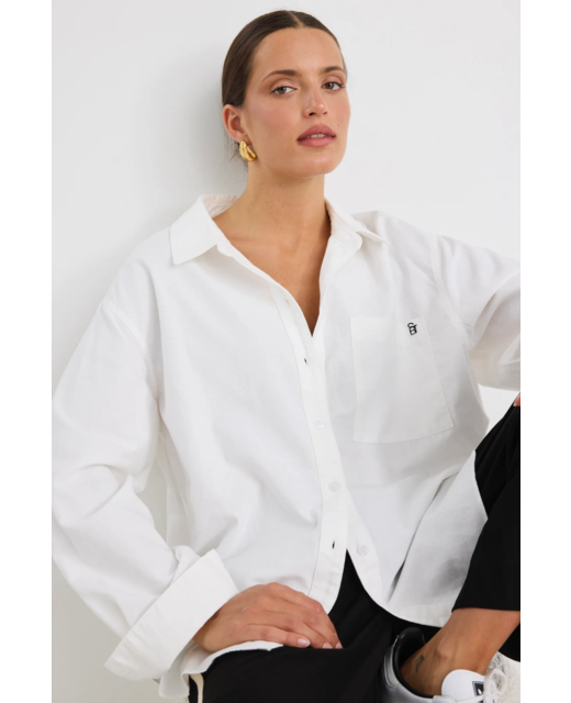 Stories Be Told Signature Oxford Oversized Shirt