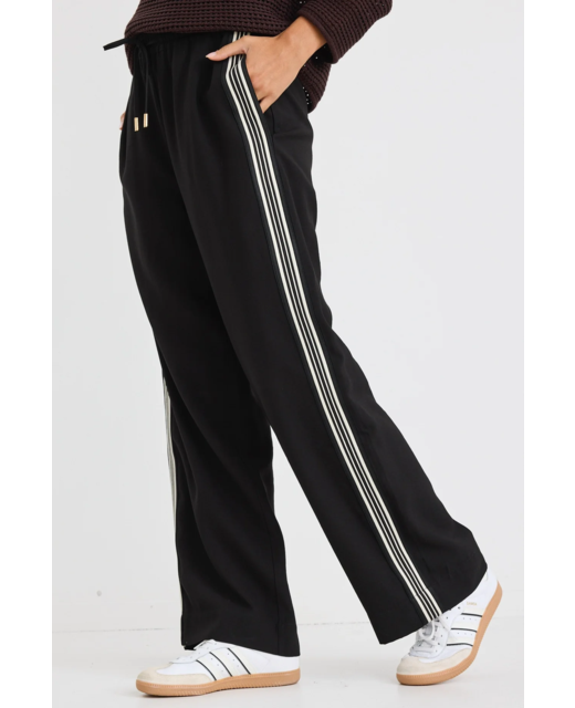 Stories Be Told Vibe Jacquard Stripe Wide Leg Pants