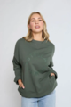 Stella + Gemma Newport Pocket Crew - Winter Moss