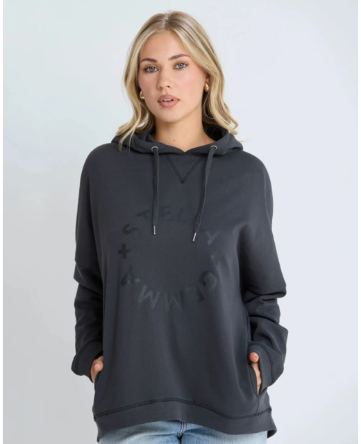 Stella + Gemma Newport Hoodie - Aged Black