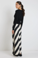 Among The Brave Fiery Satin Bias Maxi Skirt