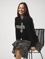 Stella + Gemma Classic Sweater - Black Star Crossed
