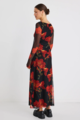 Among The Brave Location Mesh LS Midi Dress