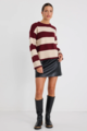 Among The Brave Synergy PU Leather Mini Skirt