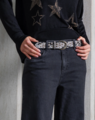 Storm Snake Effect Stud Belt