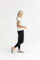 Homelee Apartment Pants - Winter Weight Black with White X Outline